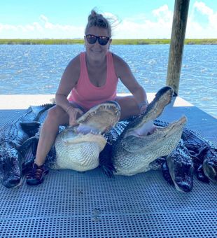 Hunt down gators in Louisiana