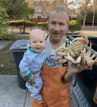 All smiles! Bodega Bay Crabbing Season! 