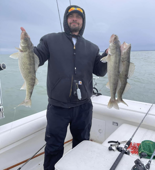 Fun Fishing Walleye In Lake Erie