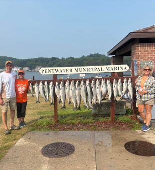 Heavy Lake Michigan salmon charter group limit