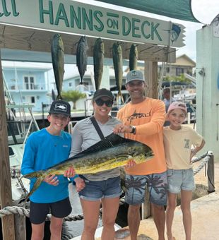 Family Mahi catch with All Hanns On Deck in Key Largo!