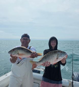 Double mutton snapper success in Key Largo!
