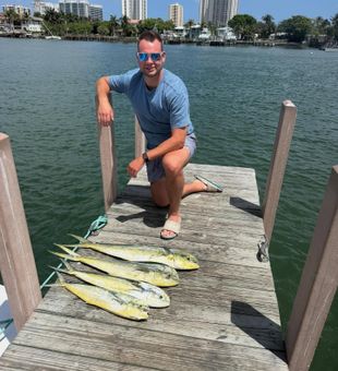 Triple mahi mahi success in Palm Beach waters!