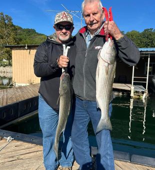 Hooked a big one on Beaver Lake.