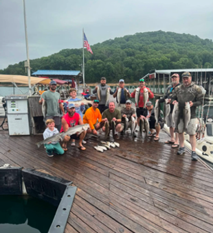 Another memorable striped bass caught on Beaver Lake