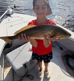 Nice Riverview redfish making the day complete!