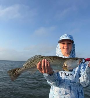 Working the flats in Tampa, Florida—sea trout feeding time