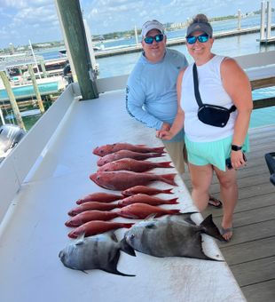 Couples inshore fishing success