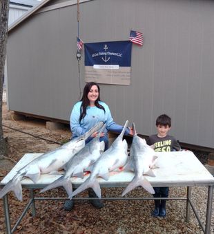 Family fishing success! 🐟🎣