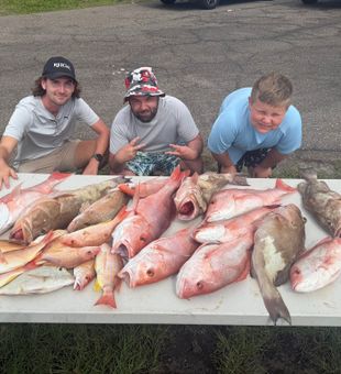 A table full of fish for all sorts of dish.