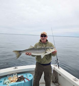 MAY 23RD. FLOUNDER AND STRIPERS WERE ON.