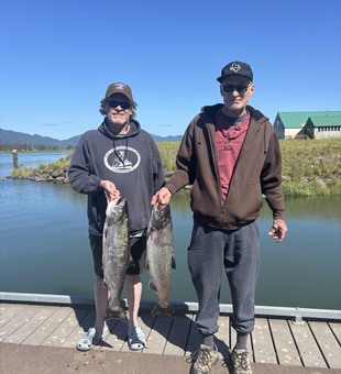These anglers are crushing it with their trolling technique at the Tillamook launch!