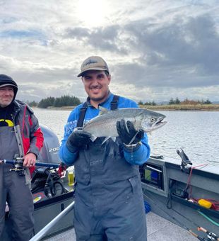 Crisp day, solid Chinook!