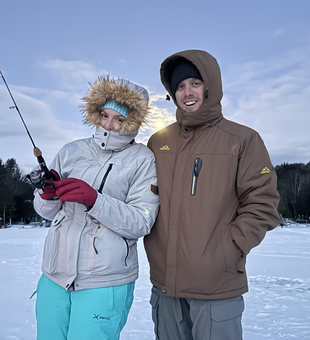 Ice fishing adventure in the beautiful Adirondack mountains!