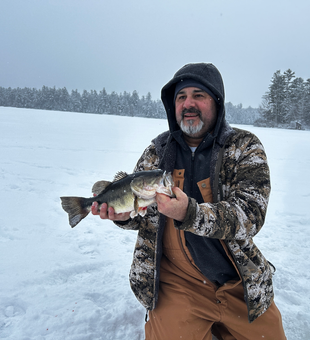 Fresh catch from the frozen Adirondack waters!