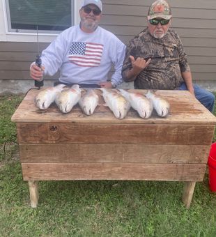 An awesome day on the water fishing for Redfish 