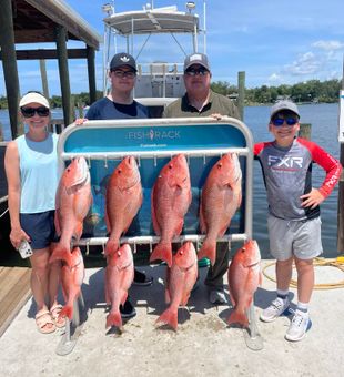 Stacked with red snapper!