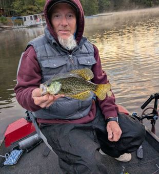 Early morning start for a day of fishing at Pymatuning Lake