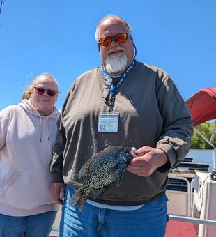 “Hooked up on Pennsylvania crappie all day long!