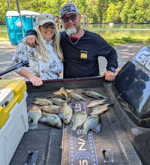 Outstanding crappie action in Foxburg PA!