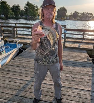 Nice catch on the dock in Foxburg!