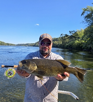 Beautiful Potomac River Smallmouth Bass caught on the water!