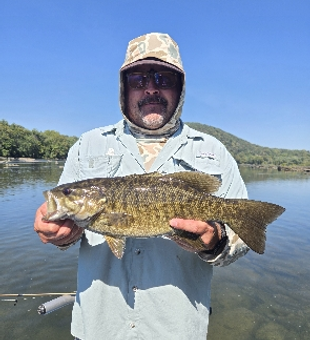 Beautiful Potomac River smallmouth bass makes the trip worthwhile!