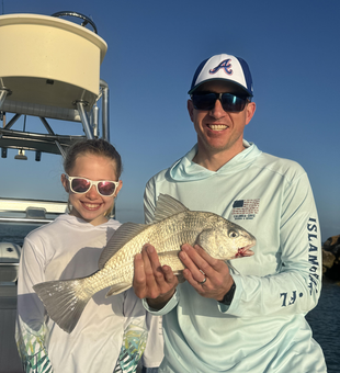 Nice black drum caught at Clearwater Beach!