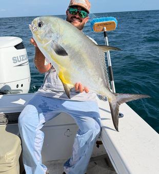 Permit off Clearwater beach! These fish pull hard and taste great! 