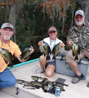 Spec fishing on the Withlacoochie River