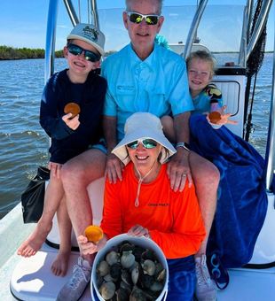 Fresh scallops collected during Citrus County Florida adventure!