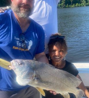 Nice freshwater drum landed in Connelly NY waters!