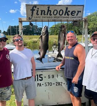 Lake Ontario Salmon fishing trip
