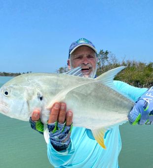 Chunky Jack Crevalle on a sunny Florida day.