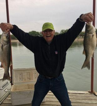 Striper Fishing lake Buchanan. Cast your Dreams