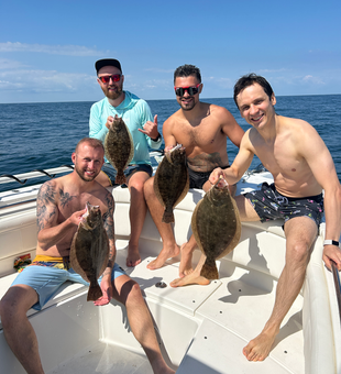 Great Southern Flounder action using deep sea jigging techniques!