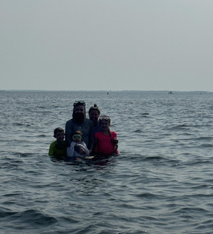 Making a splash in Carrabelle waters!