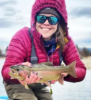 Beautiful rainbow trout from Willow Alaska waters!