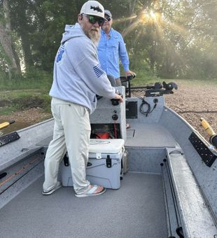 Early start with the guides ready to fish.