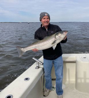 Sunrise fishing in Highlands, NJ