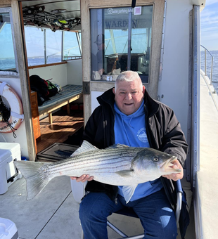 Book a reliable striped bass charter in Highlands, NJ for a productive day on the water.