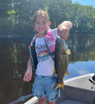 Kids Fishing for Bass in Orono, ME