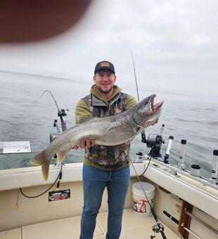 Now that's what you call a Large Lake Trout - Lake Superior, MN.
