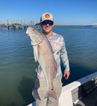 Caught a huge Redfish this month! 