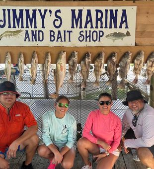 Beautiful conditions for inshore fishing in Port Isabel