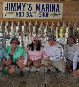 Smiling anglers and fresh catches all morning