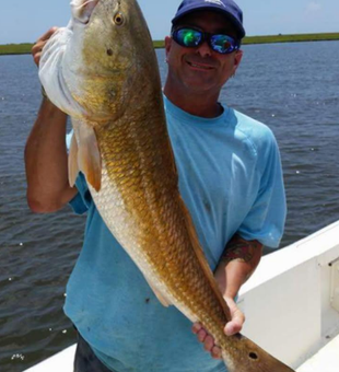 Impressive redfish catch in Slidell LA