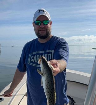 Reeling in success on a perfect day in Wanchese, Outer Banks