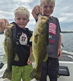 Two trophy bass from Lake Minnetonka!