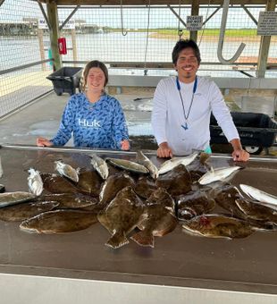 Hooked on flounder fishing!